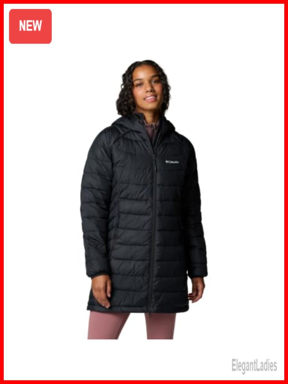 Columbia Powder Lite II Mid Quilted Jacket Omni-Heat Insulated Active Fit